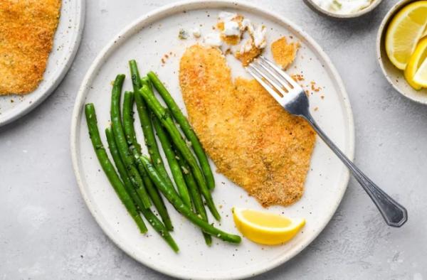 Our Delicious Breaded Tilapia Fillet - The Perfect Addition to Your Menu!